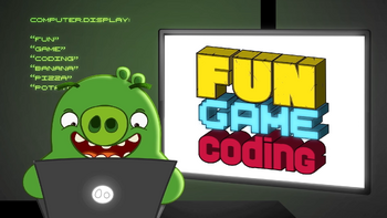 Angry Birds Fun Game Coding