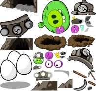 Angry Birds Mine and Dine Cutscene sheets