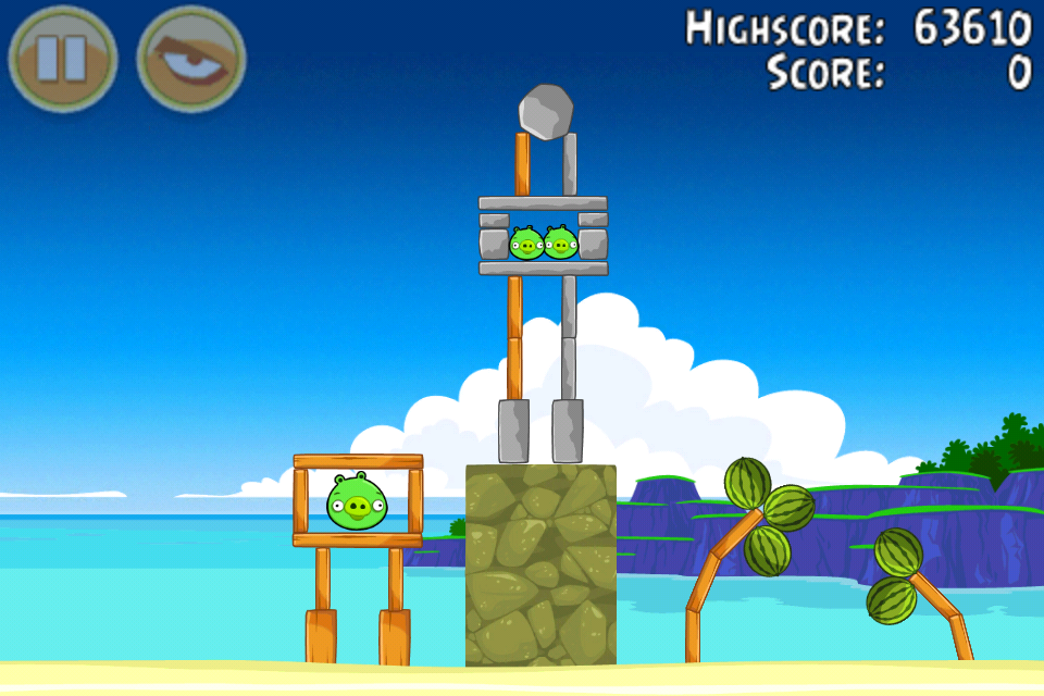 Сёрф энд Терф Angry Birds. Angry Birds Facebook Surf and Turf.