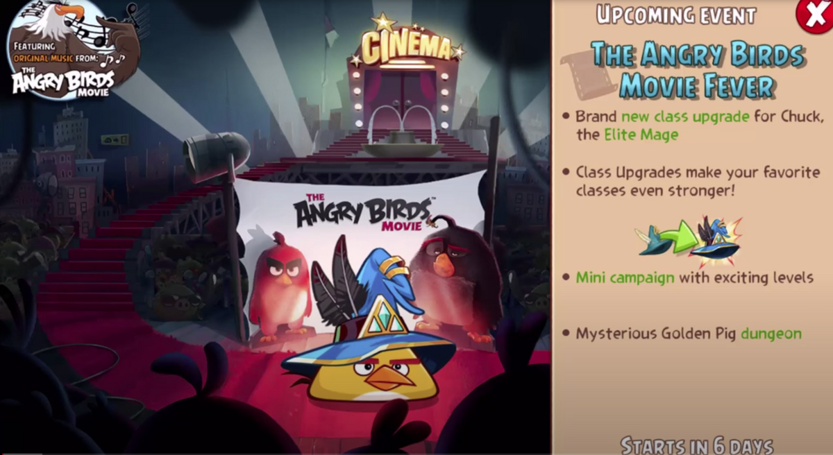 Angry Birds Epic - Movie Fever Event And Angry Birds 2 Treasure