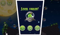 Level Failed Angry Birds Wiki Fandom
