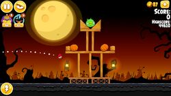 Angry Birds Seasons Trick or Treat level 1 2