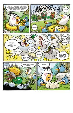 Angry Birds Facts • It's almost over on X: Fact #2683: In the Angry Birds  Comics #3 story Static Cling, Bubbles communicates in meeps and question  marks, whereas elsewhere in the