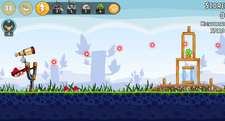 Angry Birds power-ups enabled