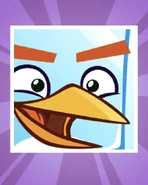 Ice Bird avatar from v1.21 of Angry Birds Reloaded