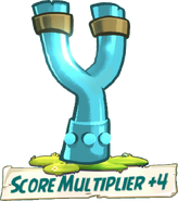 Score Multipiler +4 - Azure Slingshot