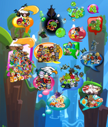 Another image featuring lots of Angry Birds characters also made by The Boomerang.