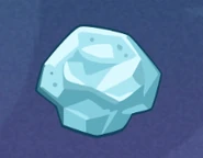 Целый ледяной метеорит