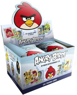 angry birds trading cards (Bubbles pack)