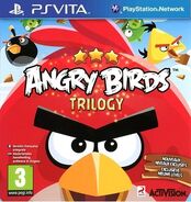 Angry Birds Trilogy box art PSVita