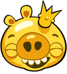 Golden king pig