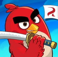 Седьмая версия иконки, в стиле Angry Birds в кино