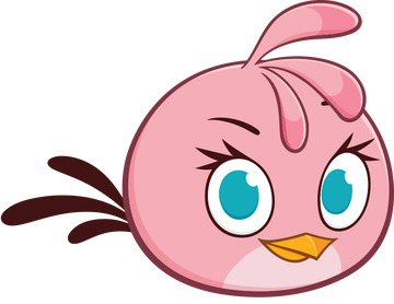 angry birds space pink bird