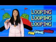 Angry Birds Fun Game Coding - Looping - S1 Ep9