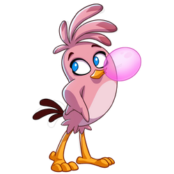 angry birds characters pink