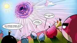 Страница комикса Angry Birds Space