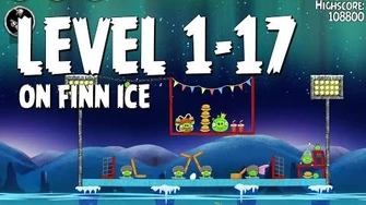 Angry_Birds_Seasons_On_Finn_Ice_1-17_Walkthrough_3_Star