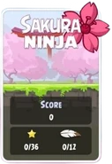 Sakura Ninja (эпизод) Эксклюзивный эпизод, появлявшийся в закрытой игре Angry Birds Fuji TV.