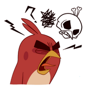 Angry-stickers - Ред