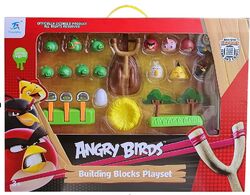 Angry birds build and online launch playset
