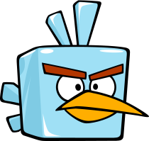 angry birds space ice bomb bird