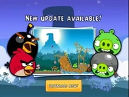 Popup telling the player to update their game.