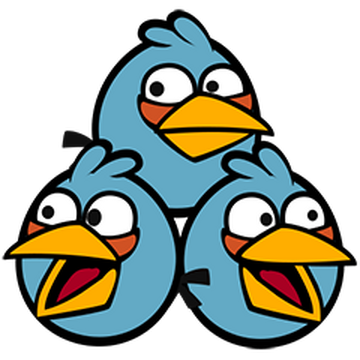 angry birds characters blue