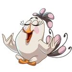 Matilda in Angry Birds POP Blast