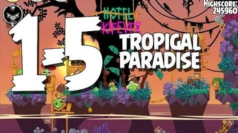 Angry_Birds_Seasons_Tropigal_Paradise_1-5_Walkthrough_3_Star