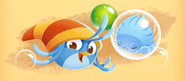 In recent versions of Angry Birds POP!, Willow pre-level screen have two strands of hair in front.