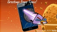 На плакате, рекламирующем Sаmsung Galaxy Note
