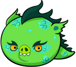Angry Birds Friends Viking Dragon pig.png