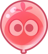 Hatchling in a balloon