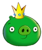 King Pig's earlier Angry Birds Toons design. (Angry Birds Facebook)