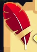 ABPopRedFeather.jpg (23 KB) Red's feather in his first visit and 2015 Halloween.