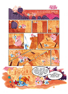 The only page of the comic in English version (page 32).