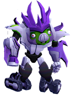 Angry birds transformers dark megatron top