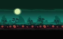 Dark Theme mode - Source: Angry Birds Seasons (Ham'o'ween)