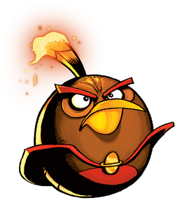 angry birds space fire bomb bird