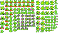 Спрайты играбельных и неиграбельных основных свиней (новая версия)