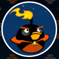 angry birds space fire bomb bird