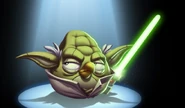 On na początku wybierania strony w Angry Birds Star Wars II
