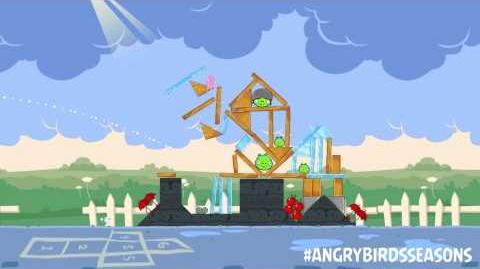 Angry Birds Seasons Back to School with the new Pink Bird