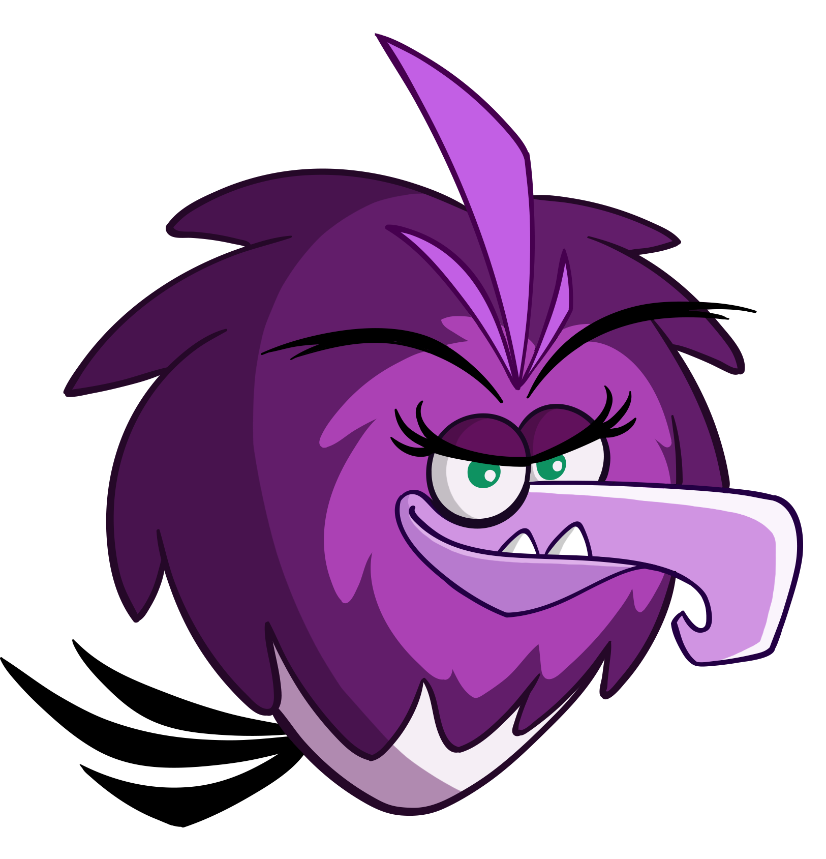 Angry Birds Epic Angry Birds 2, Angry Birds, purple, vertebrate