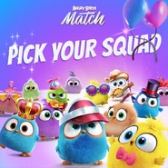 Плакат к игре Angry Birds Match