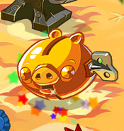 The Golden Pig Machine in Rainbow Riot mode.