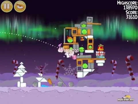 Angry_Birds_Seasons_Winter_Wonderham_1-24_Walkthrough_3-Star
