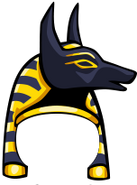 Egyptian hound headress