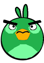 Green bomb bird-45443