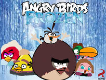 Angry birds frozen poster